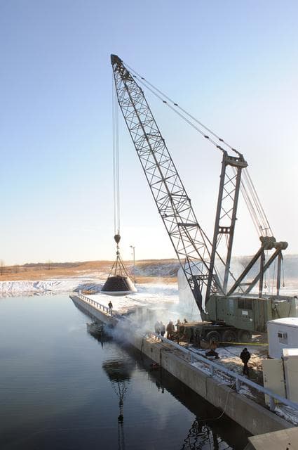 NASA image: Crew Module Water Landing Model Assessment 