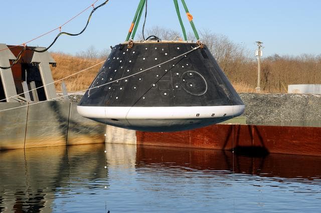 NASA image: Crew Module Water Landing Model Assessment 