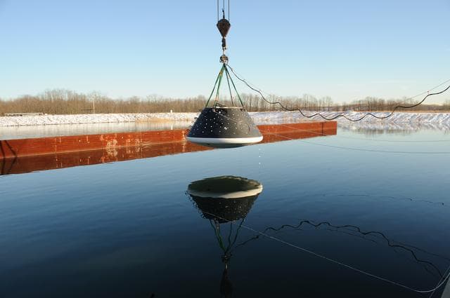 NASA image: Crew Module Water Landing Model Assessment 