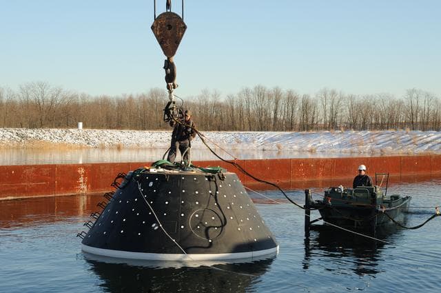 NASA image: Crew Module Water Landing Model Assessment 