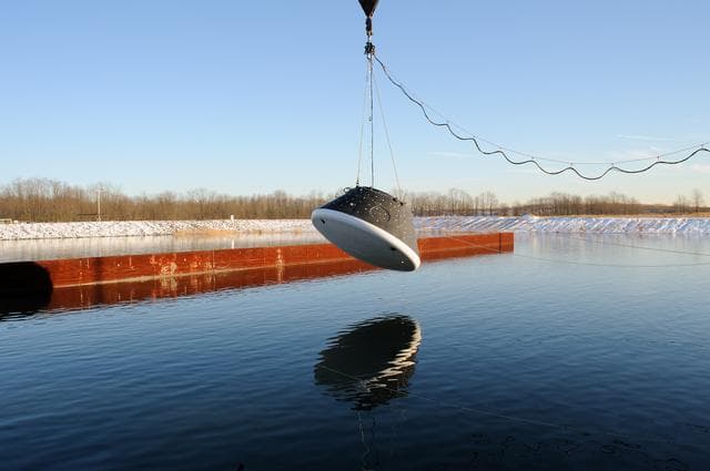NASA image: Crew Module Water Landing Model Assessment 