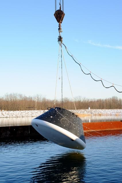 NASA image: Crew Module Water Landing Model Assessment 