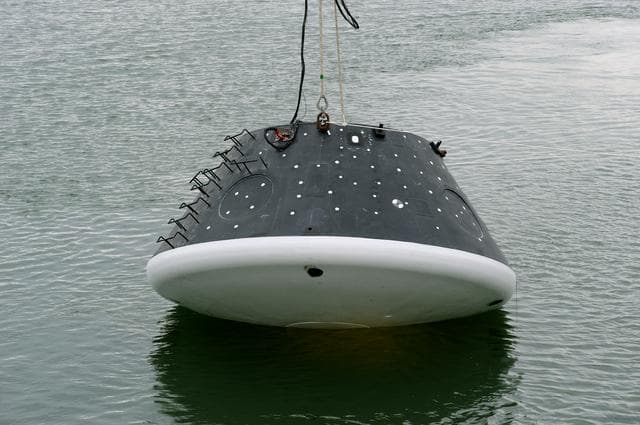 NASA image: Crew Module Water Landing Model Assent (CMWLMA)
