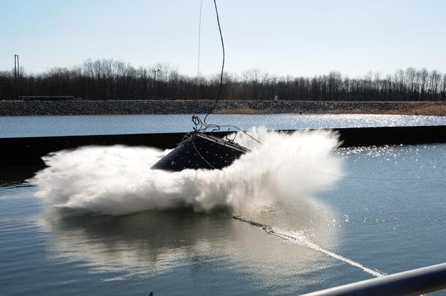 NASA image: Crew Model Water Landing Module Assessment 