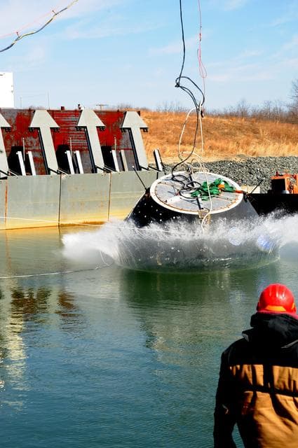 NASA image: Crew Model Water Landing Module Assessment 