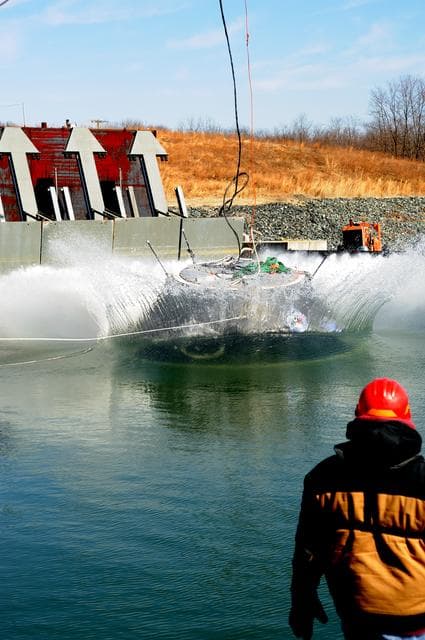 NASA image: Crew Model Water Landing Module Assessment 