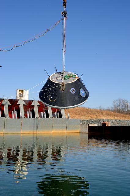 NASA image: Crew Model Water Landing Module Assessment 