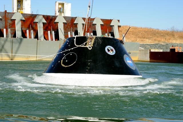 NASA image: Crew Model Water Landing Module Assessment 