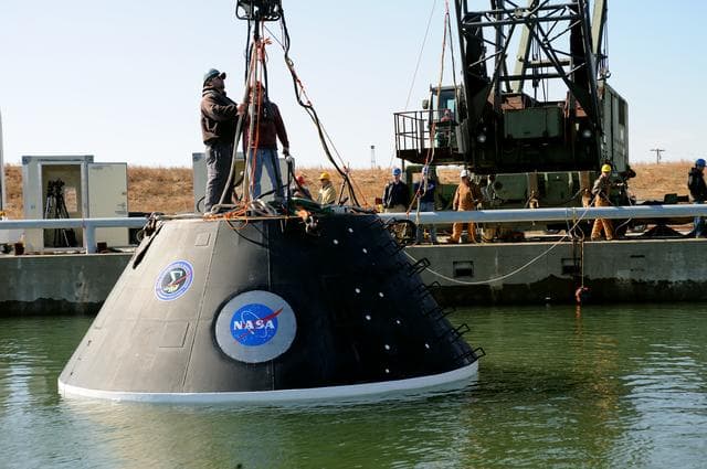 NASA image: Crew Model Water Landing Module Assessment 