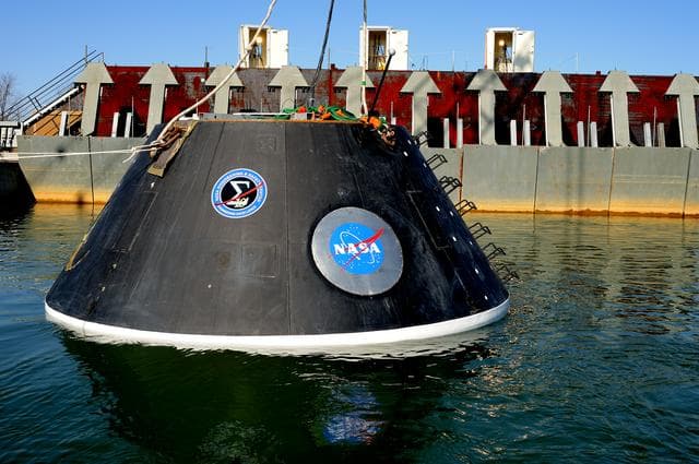 NASA image: Crew Model Water Landing Module Assessment 