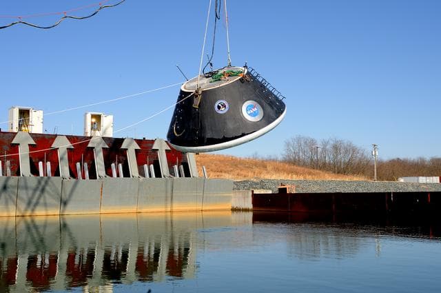 NASA image: Crew Model Water Landing Module Assessment 