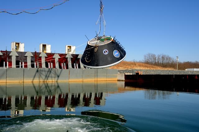 NASA image: Crew Model Water Landing Module Assessment 