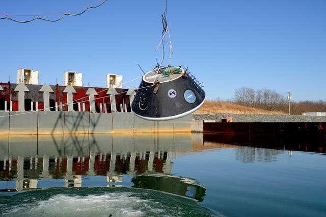 NASA image: Crew Model Water Landing Module Assessment 
