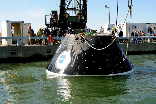 NASA image: Crew Model Water Landing Module Assessment 