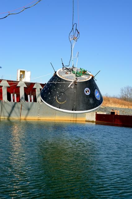 NASA image: Crew Model Water Landing Module Assessment 