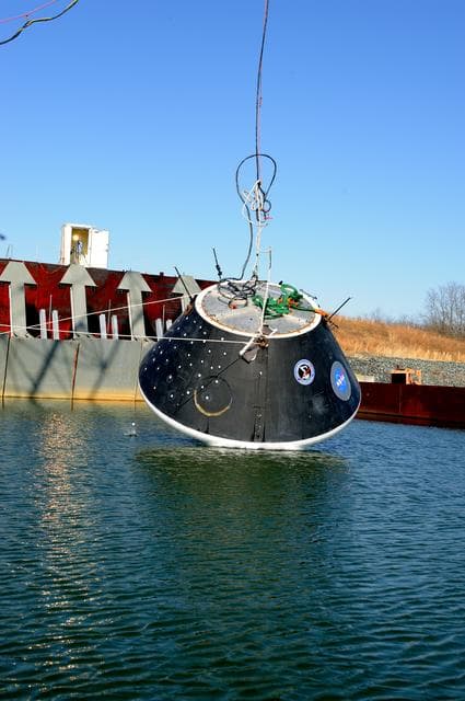 NASA image: Crew Model Water Landing Module Assessment 