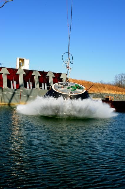 NASA image: Crew Model Water Landing Module Assessment 