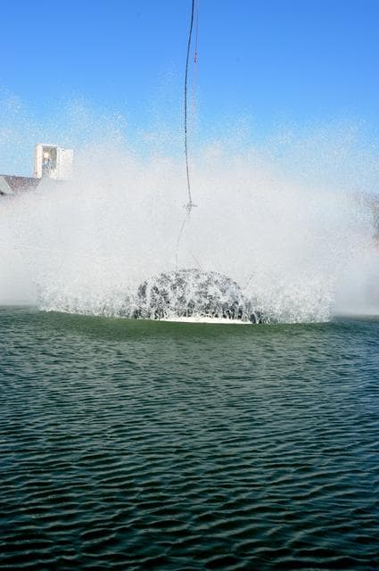 NASA image: Crew Model Water Landing Module Assessment 