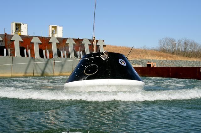 NASA image: Crew Model Water Landing Module Assessment 