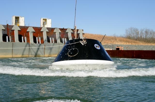 NASA image: Crew Model Water Landing Module Assessment 