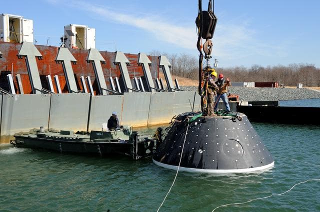NASA image: Crew Model Water Landing Module Assessment 