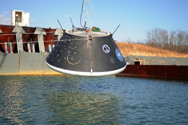 NASA image: Crew Model Water Landing Module Assessment 
