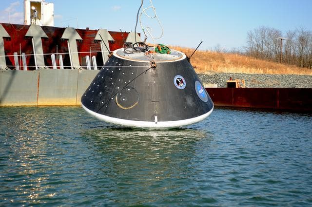 NASA image: Crew Model Water Landing Module Assessment 
