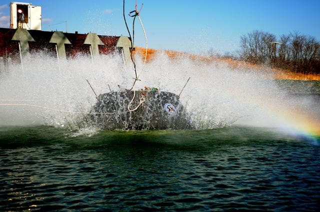NASA image: Crew Model Water Landing Module Assessment 