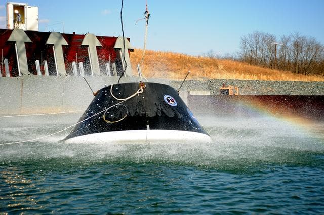 NASA image: Crew Model Water Landing Module Assessment 