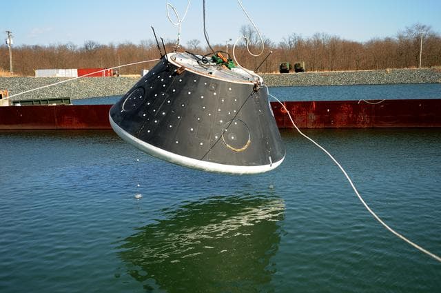 NASA image: Crew Model Water Landing Module Assessment 