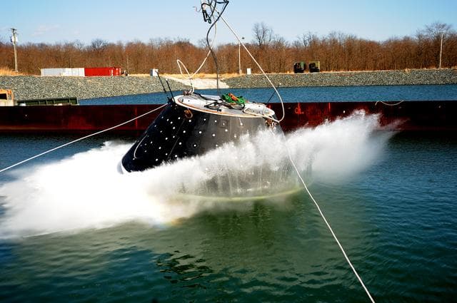 NASA image: Crew Model Water Landing Module Assessment 