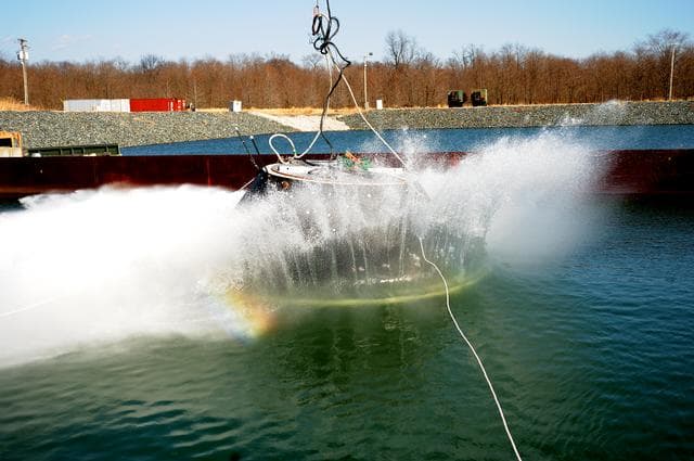 NASA image: Crew Model Water Landing Module Assessment 
