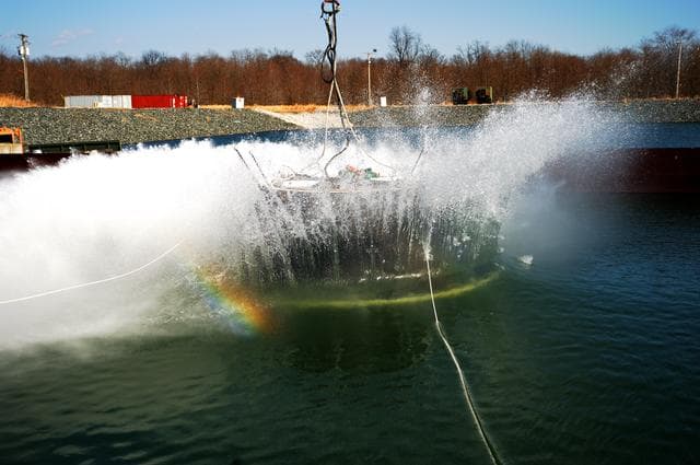 NASA image: Crew Model Water Landing Module Assessment 