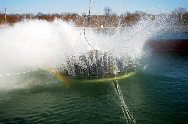 NASA image: Crew Model Water Landing Module Assessment 