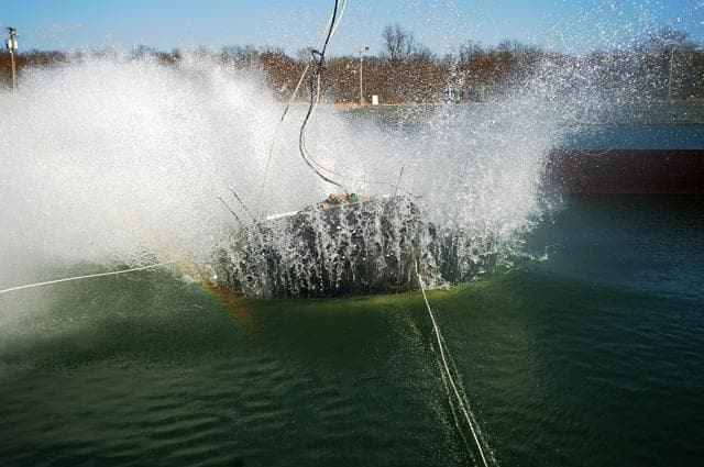NASA image: Crew Model Water Landing Module Assessment 