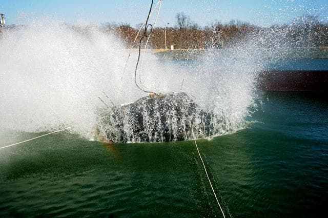 NASA image: Crew Model Water Landing Module Assessment 