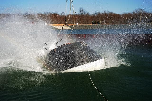 NASA image: Crew Model Water Landing Module Assessment 