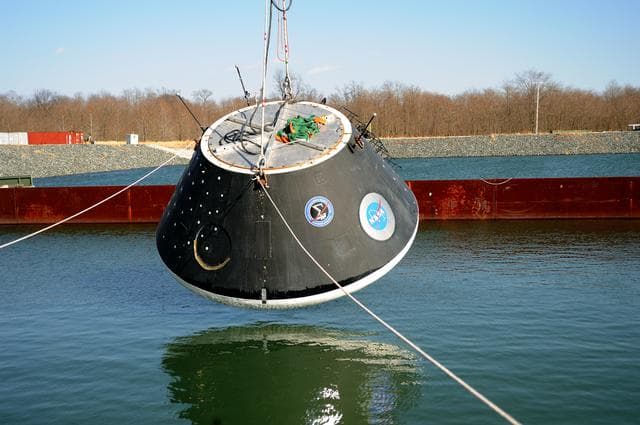 NASA image: Crew Model Water Landing Module Assessment 