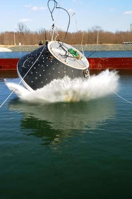 NASA image: Crew Model Water Landing Module Assessment 