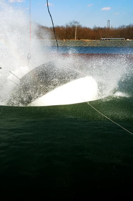 NASA image: Crew Model Water Landing Module Assessment 