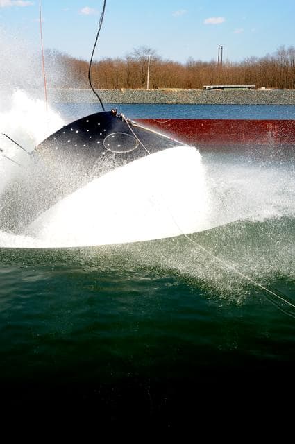 NASA image: Crew Model Water Landing Module Assessment 