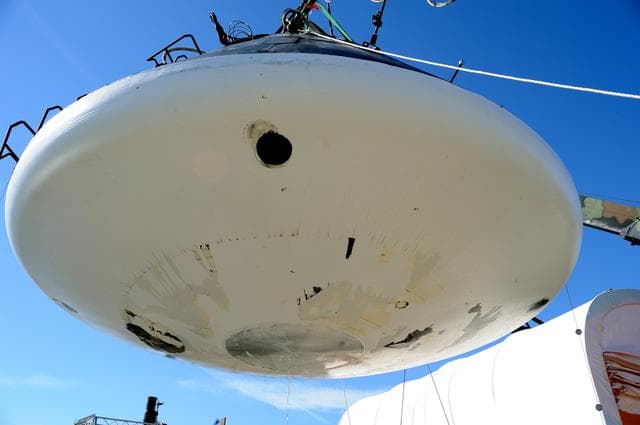 NASA image: Crew Module Water Landing Model Assessment 