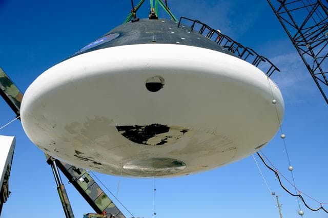 NASA image: Crew Module Water Landing Model Assessment 