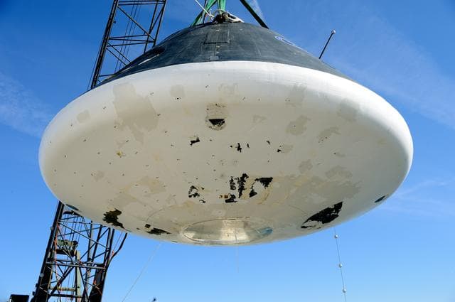 NASA image: Crew Module Water Landing Model Assessment 