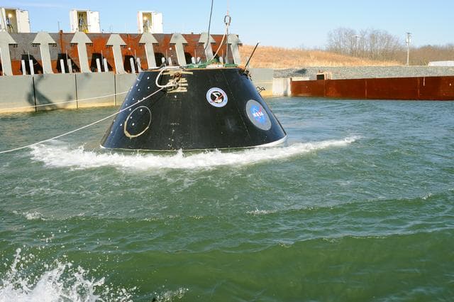 NASA image: Crew Module Water Landing Model Assessment 