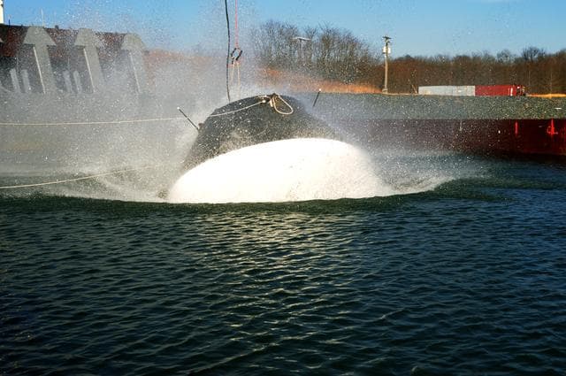 NASA image: Crew Module Water Landing Model Assessment 