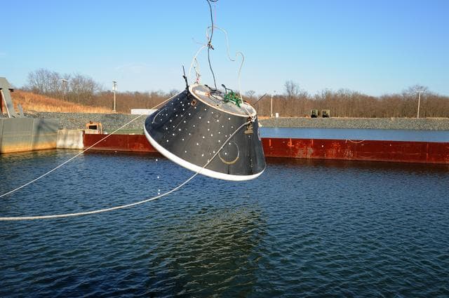 NASA image: Crew Module Water Landing Model Assessment 
