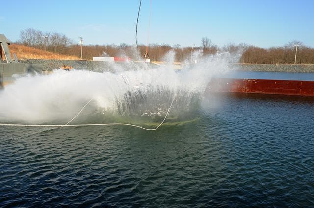 NASA image: Crew Module Water Landing Model Assessment 