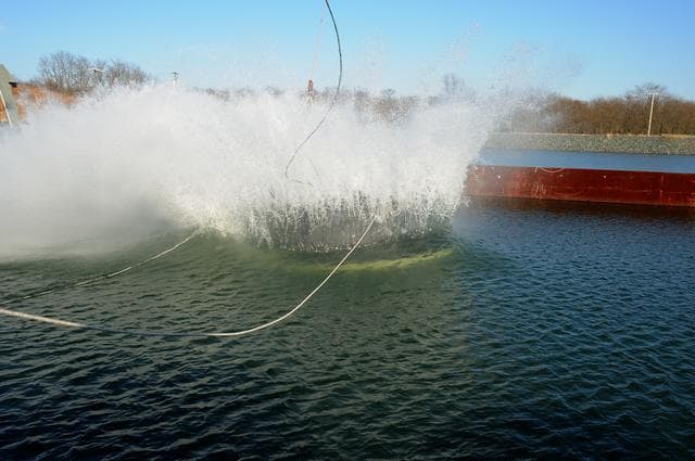 NASA image: Crew Module Water Landing Model Assessment 