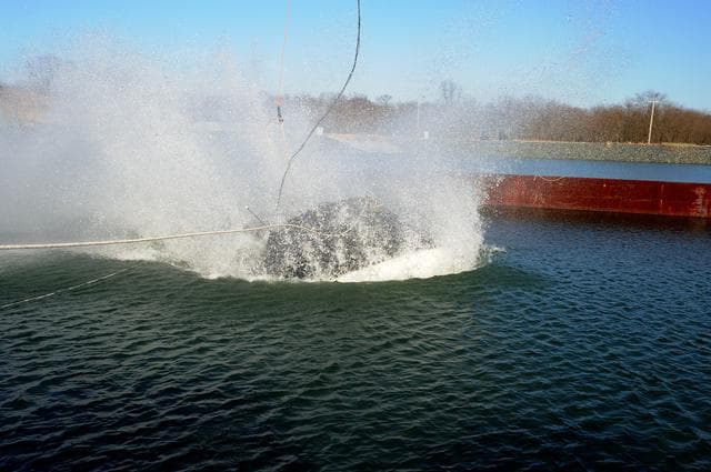 NASA image: Crew Module Water Landing Model Assessment 